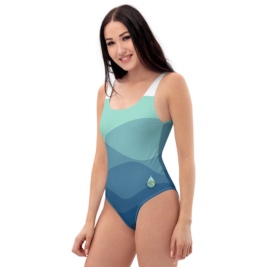 Water Tribe Wave One-Piece Swimsuit